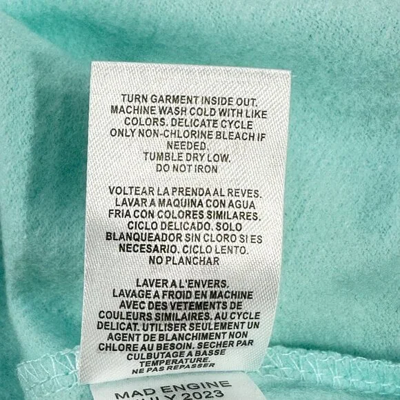 Disney Star Wars Youth Size Large 10-12 Sweatshirt R2-D2 Graphic Green NWOT - Picture 6 of 14